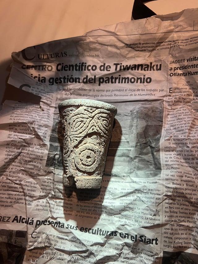 Found this in Bolivia. Any ideas what it could be? : r/archeologyworld