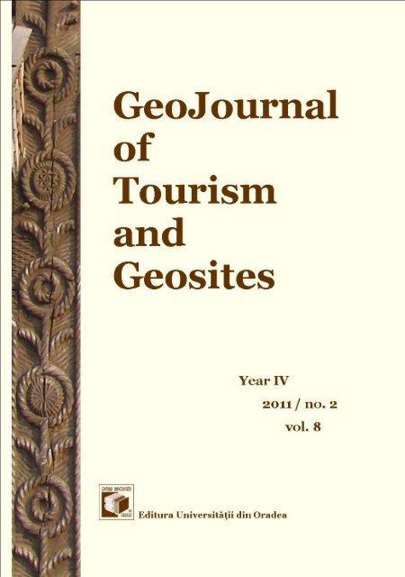 full access - GeoJournal of Tourism and Geosites