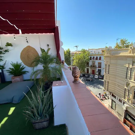 Atico Suite Con Terraza Totalmente Privada En Pleno Centro Historico De Sevilla-2